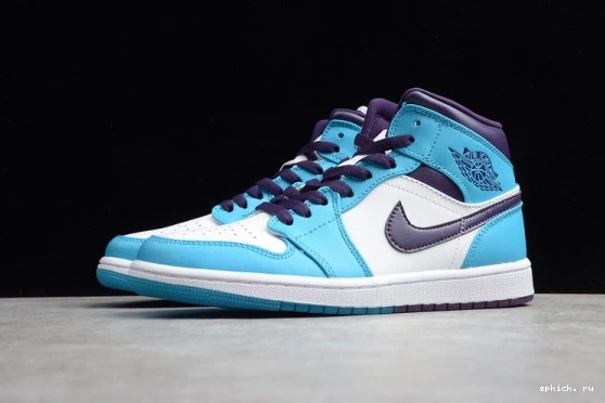 Rep EP  Hornets Jordan Mid 1 554724-415 554724-415 0516